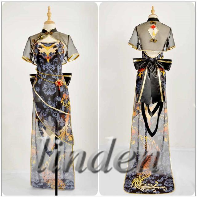 [linden]  VOCALOID ボーカロイド 洛天依 ルォティエンイ チャイナドレス 風 コスプレ衣装 コスチューム cosplay イベント linden] VOCALOID ボーカロイド 洛天依 ルォティエンイ チャイナドレス