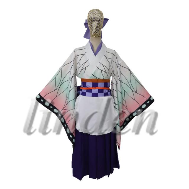 鬼滅の刃 お月見 胡蝶しのぶ こちょうしのぶ コスプレ衣装 鬼滅の刃 胡蝶しのぶ（こちょうしのぶ） 同人衣装 コスプレ衣装
