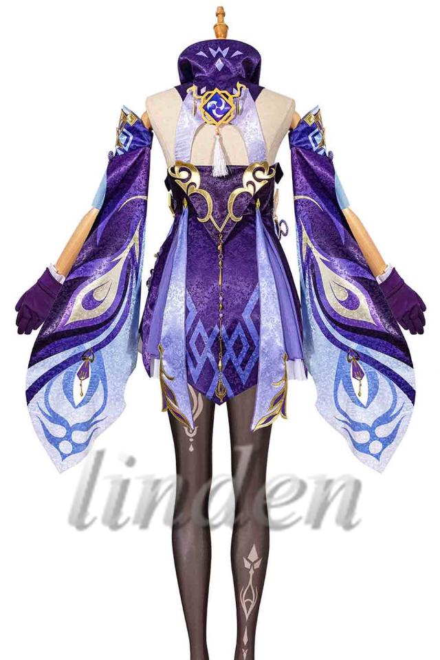 [linden] 原神 げんしん 璃月七星 刻晴 コクセイ 風 コスプレ コスチューム cosplay イベント 演出服 linden] 原神 げんしん 璃月七星 刻晴 コクセイ 風 コスプレ