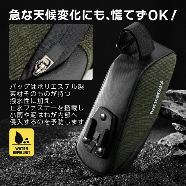 泥よけ付きサドルバッグ