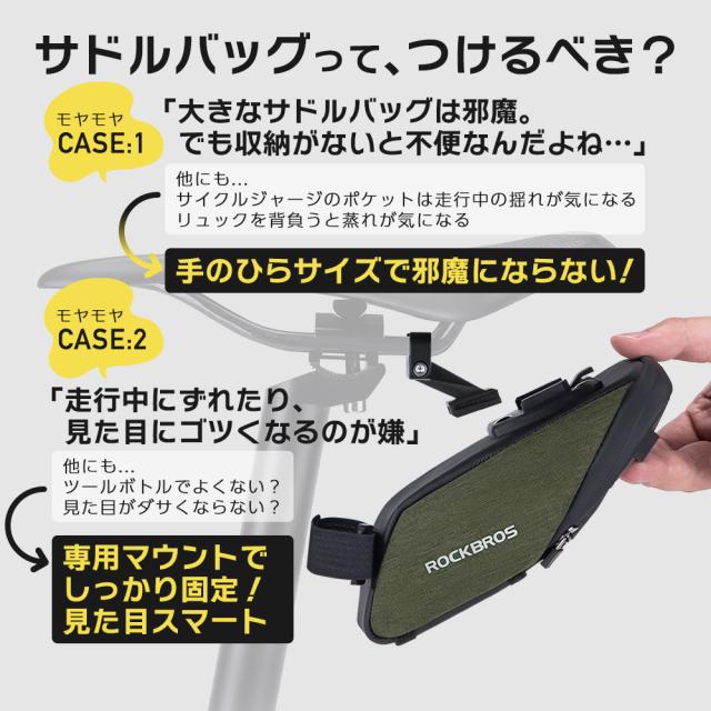 泥よけ付きサドルバッグ