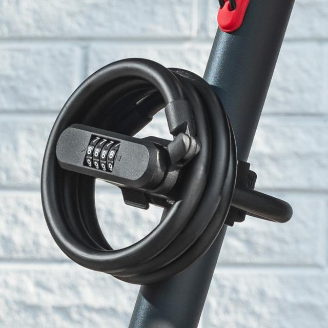 U字ロック+ケーブル