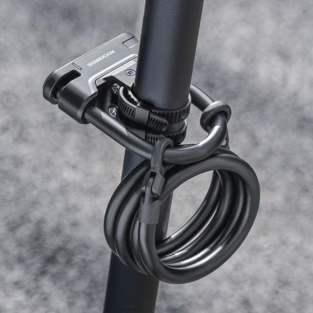 U字ロック+ケーブル