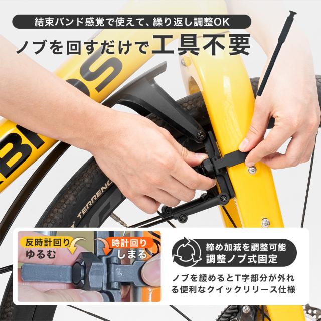 前後泥除け