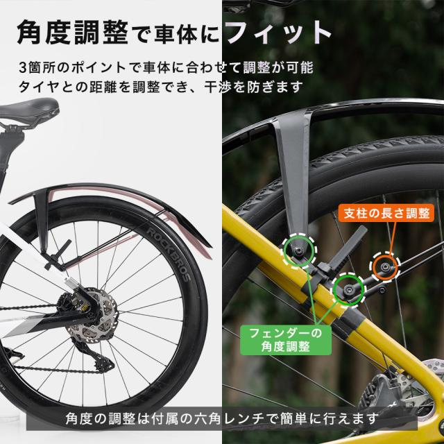 前後泥除け