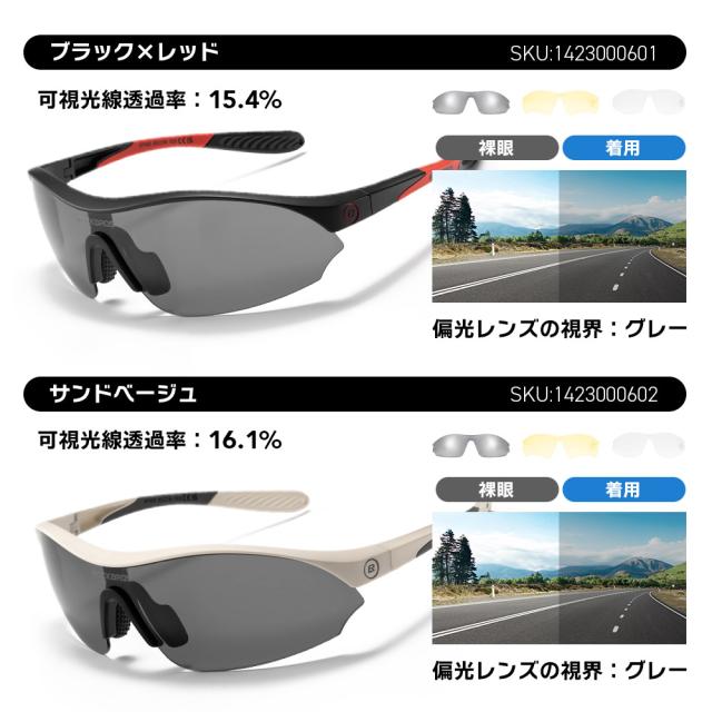偏光サングラス