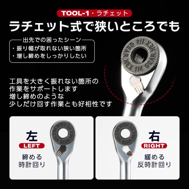 タイヤレバーつき携帯マルチツール