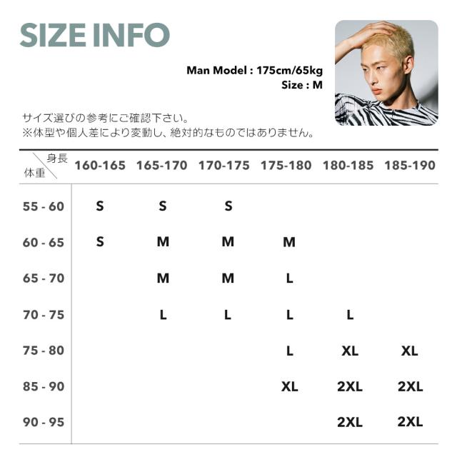 ベロナツメンズ半袖ゼブラ