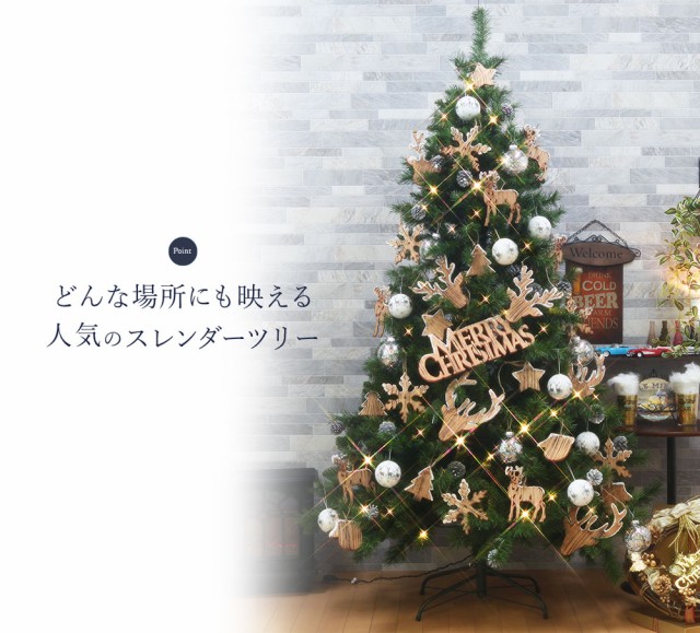 通販在庫あ クリスマスツリー ornament Xmas tree wood LL の通販はau PAY マーケット - 恵月人形本舗|商品ロットナンバー: おしゃれ 北欧 360cm 高級 スレンダーツリー オーナメントセット LED付き ツリー スリム 国内最安値