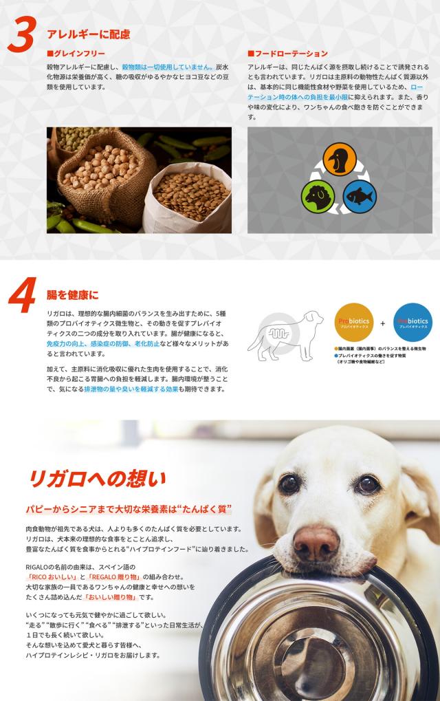 RIGALO/リガロハイプロテインドッグフード