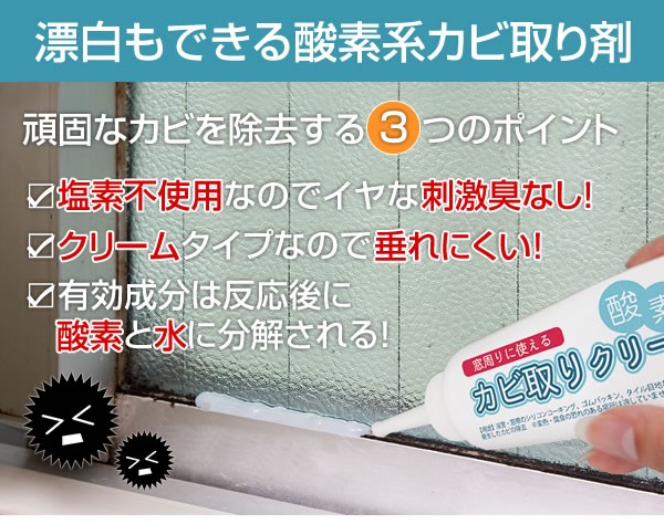 窓周りに使えるカビ取りクリーム 窓や蛇口に使える酸素系カビ取り の通販はau Pay マーケット ｄｉｊ ｍｉｃ 商品ロットナンバー