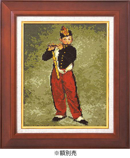 ポイント増量中 クーポンあり オススメ商品 ししゅうキット 7029 ベージュ 刺繍 マネ作 完全送料無料 笛を吹く少年 アートギャラリー