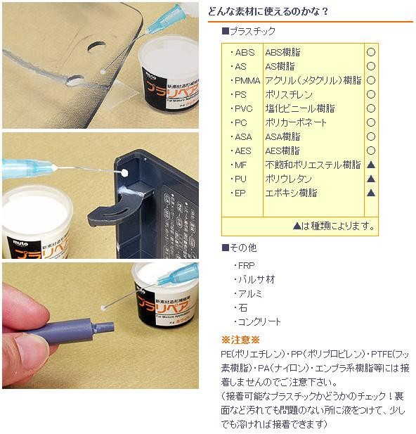 2年保証』 この量なら先ずは安心！ 液300ml/送料一律 L-300 単品 造形補修剤プラリペア用リキッド(液) - 接着剤 - hlt.no