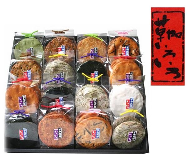 同梱 代引き不可 その他せんべい 米菓 草加いろいろ 16マス 2箱 草加せんべい お土産 せんべい 米菓 お菓子 草加いろいろ 16マス 2箱 詰め合わせ