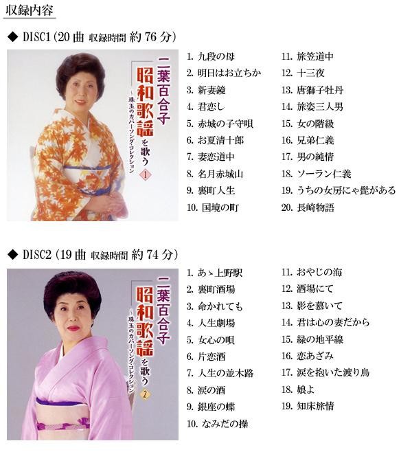 日本 男性演歌 女性演歌 ベスト 豪華CD4枚組60曲 econet.bi