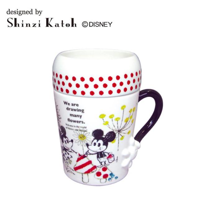 Shinzi Katoh Disney フタ付きマグ 信託 A Drawing Ark 11 2