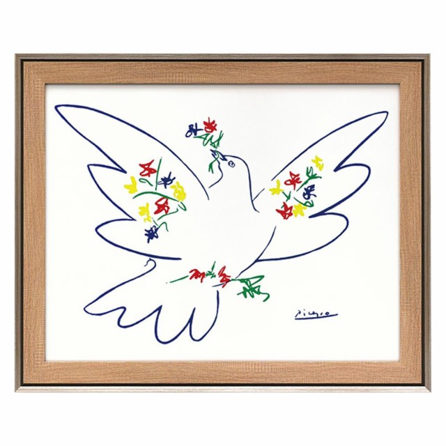 全ての ユーパワー パブロ ピカソ 花とハト Pp 肌触りがいい Bayounyc Com