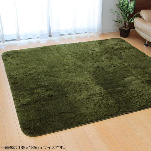 新品特価 おしゃれ ホットカーペット対応 マット シンプル フローリの通販はau Pay マーケット Coco Life 商品ロットナンバー 4 なめらか 緑 ラグ カーペット フィリップ オリーブ 約185 185cm 大特価格安