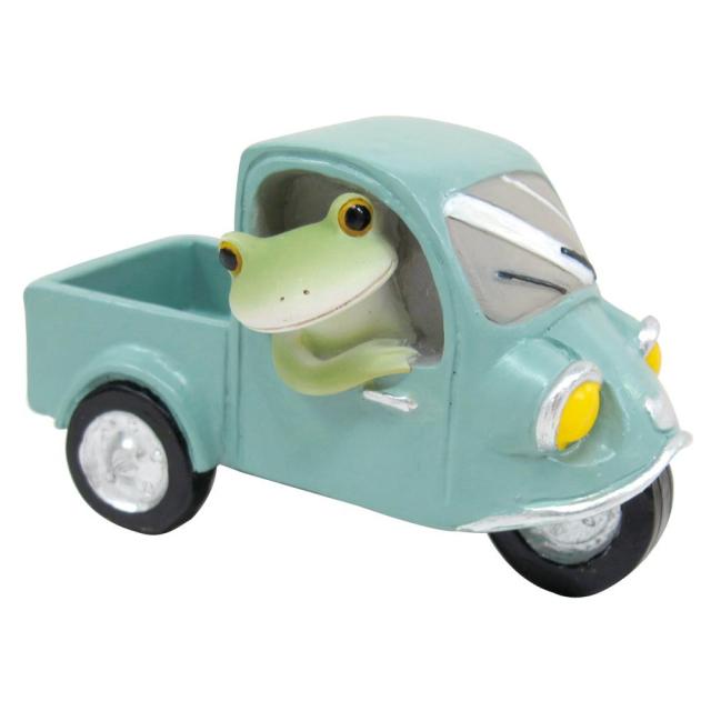 Copeau コポー 三輪自動車に乗るカエル 703 かわいらしいカエルの置物 の通販はau Wowma ワウマ ｄｉｊ ｍｉｃ 商品ロットナンバー