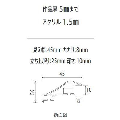 17秋冬新作 アルナ アルミフレーム デッサン額 Hvl ゴールド 正方形500角 台数限定 おもちゃ 趣味 アート 美術品 骨董品 Www Coloplast In