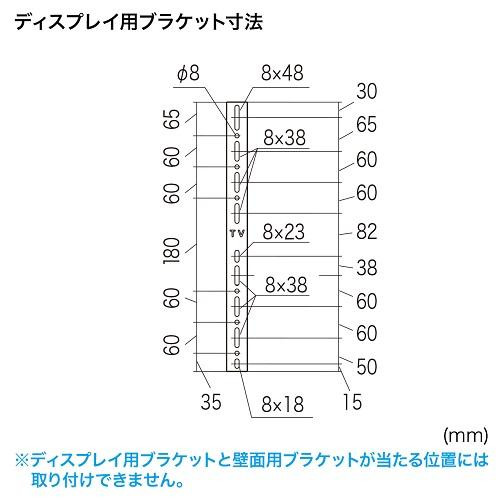 レイの㊀ サンワサプライ PAY マーケット - フェイバリットルーム|商品ロットナンバー:505145751 液晶・プラズマディスプレイ壁掛け金具 CR-PLKG1の通販はau ⌒のディスプ