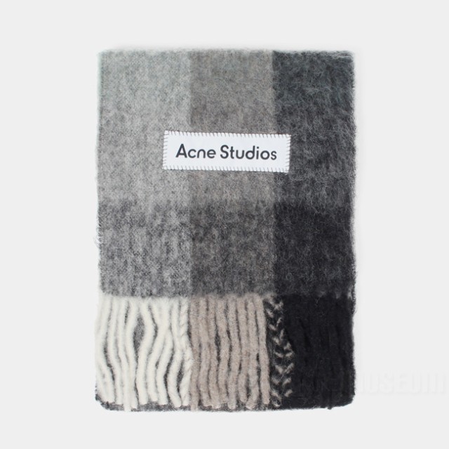 Acne Studios アクネストゥディオズ マフラー MOHAIR CHECKED SCARF