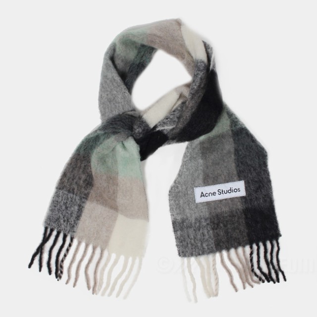 Acne Studios アクネストゥディオズ マフラー MOHAIR CHECKED SCARF