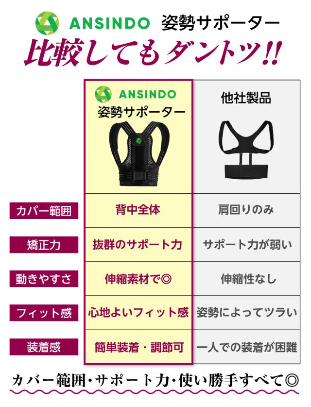 猫背矯正 比較コンテンツ