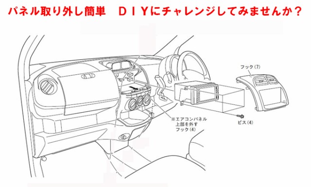 配線付 トヨタ パッソ (KGC10/KGC15/QNC10) H16/6~H22/2 2DINワイドナビ取付キット オーディオ/パネル  D63B-TT02の通販はau PAY マーケット - パネル王国 | au PAY マーケット－通販サイト