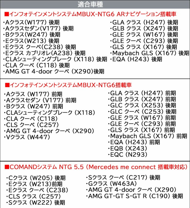 メルセデスベンツ GLCクーペ (C253)後期 TVキャンセラー MBUX-NTG6搭載車 テレビ・ナビキャンセラー/ナビ操作 core dev  TVC for Mercedes-Benz CTC CO-DEV2-MB03の通販はau PAY マーケット - パネル王国 | au PAY  マーケット－通販サイト