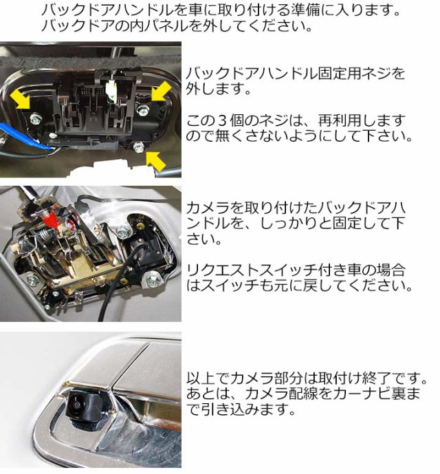 スズキ専用 ラパン HE33S スズキ純正ハンドルにバックカメラが取付できる 出力はRCA JP-16S