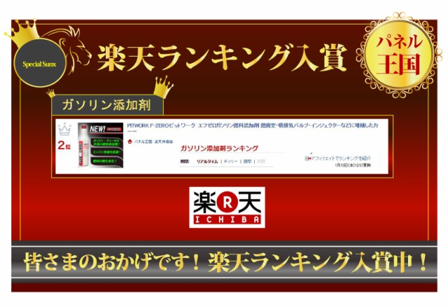 Pitwork F Zero ピットワーク エフゼロガソリン燃料添加剤 燃焼室 吸排気バルブ インジェクターなどに堆積したカーボン ワニス ガムの通販はau Pay マーケット パネル王国 商品ロットナンバー