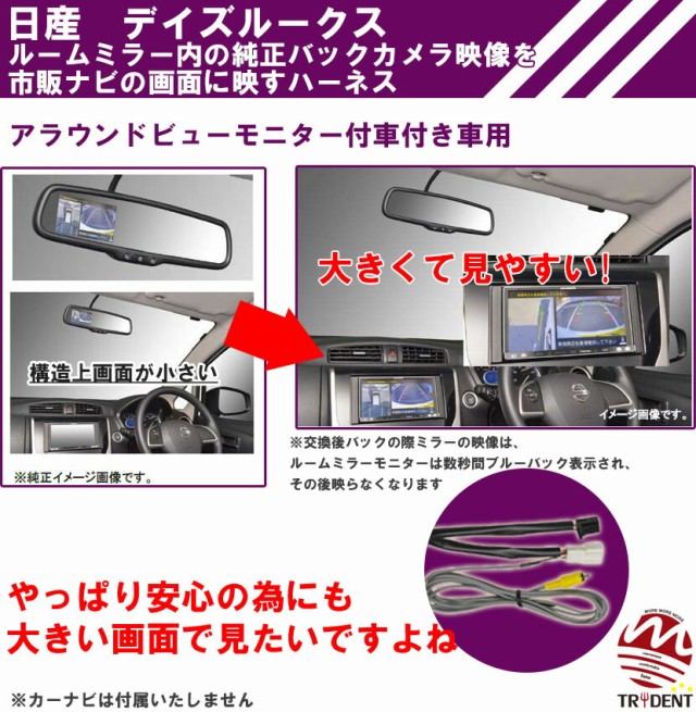 ニッサン(日産) デイズルークス B21A アラウンドビューモニター付車