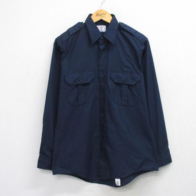 古着 レッドキャップ 長袖 ワーク シャツ メンズ 90年代 90s USA製