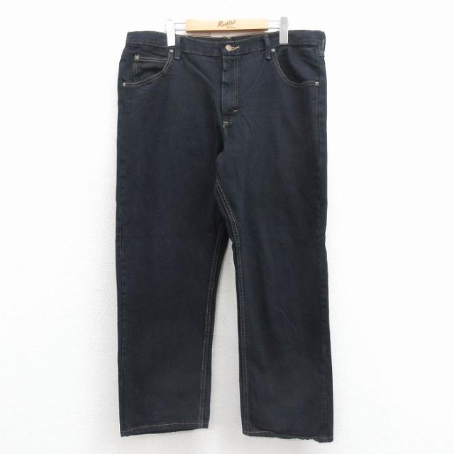 古着 ラングラー ジーンズ メンズ コットン 黒 デニム 25nov17 中古