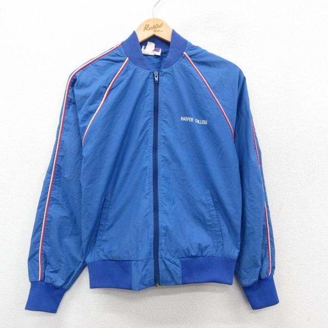 古着 長袖 ナイロン ジャケット メンズ 90年代 90s ハーパー カレッジ