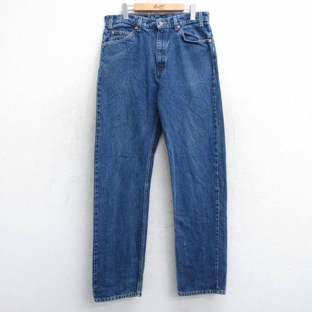 古着 リーバイス Levis 505 メンズ 00年代 00s コットン 紺 デ