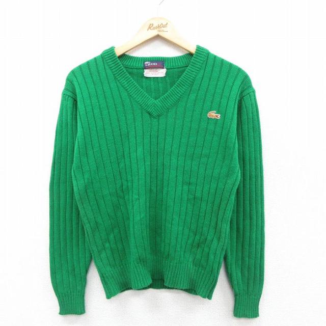 古着 ラコステ LACOSTE IZOD 長袖 ブランド セーター レディース