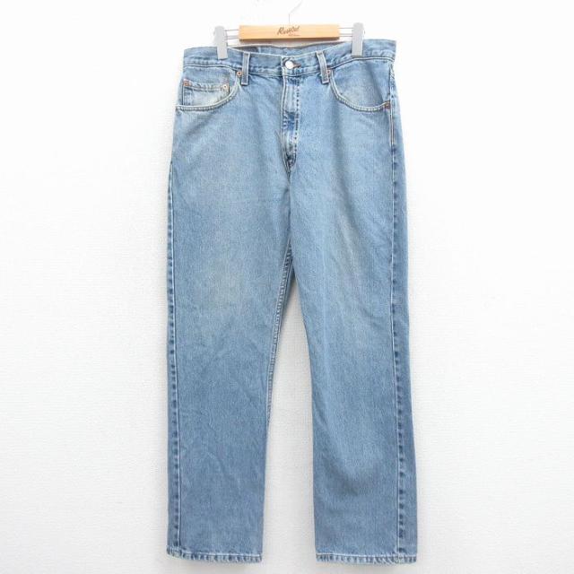 古着 ジーンズ Levis リーバイス 505 メンズ コットン 紺 デニム 2