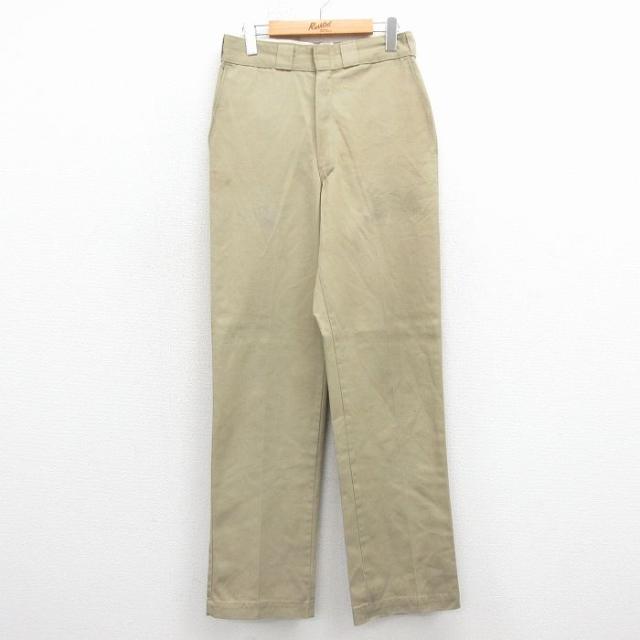 古着 ディッキーズ ワーク パンツ メンズ 90年代 90s USA製 ベージュ