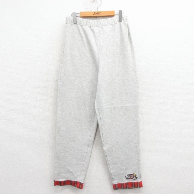古着 スウェット パンツ メンズ 90年代 90s ディズニー ミッキー 薄グレ