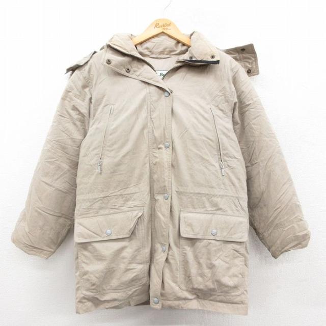 古着 エルエルビーン 長袖 ダウン ジャケット パーカー レディース 90年代