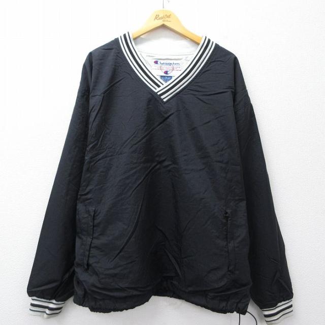 古着 チャンピオン champion 長袖 ナイロン ジャケット メンズ 00年