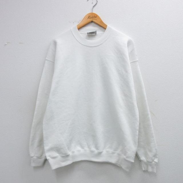 古着 リー Lee 長袖 スウェット メンズ 90年代 90s 無地 クルーネッ