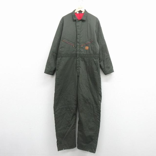 古着 長袖 ツナギ メンズ 90年代 90s 大きいサイズ USA製 タロン 濃