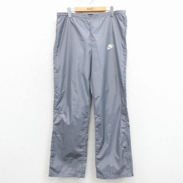 古着 ナイキ NIKE パンツ メンズ 80年代 80s ワンポイントロゴ グレ