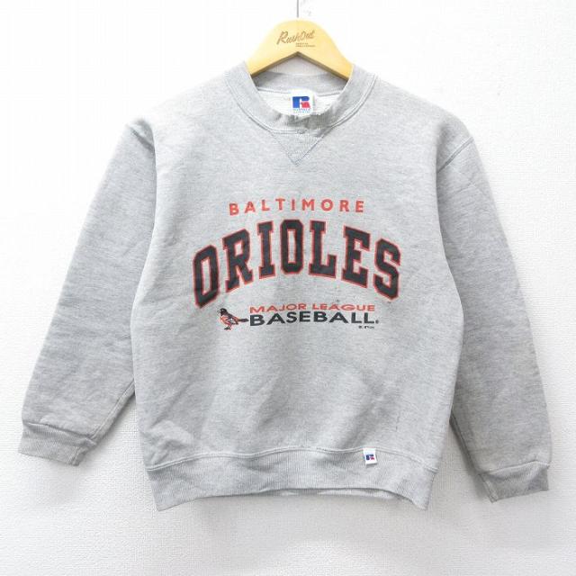 古着 ラッセル 長袖 スウェット キッズ ボーイズ 子供服 00年代 00s M
