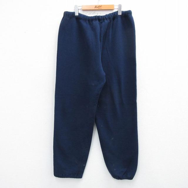 古着 ラッセル スウェット パンツ メンズ 90年代 90s 無地 USA製 濃