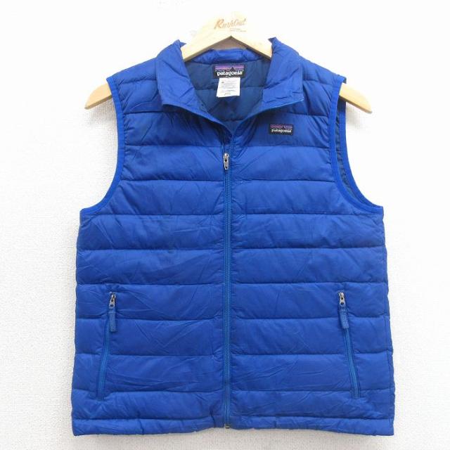 古着 パタゴニア patagonia ダウン ベスト キッズ ボーイズ 子供服
