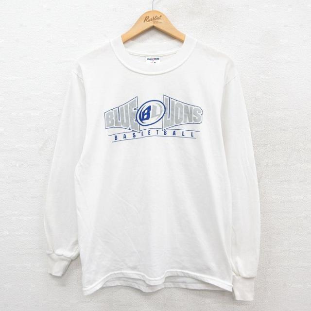 古着 ジャージーズ 長袖 ビンテージ Tシャツ メンズ 00年代 00s BLU